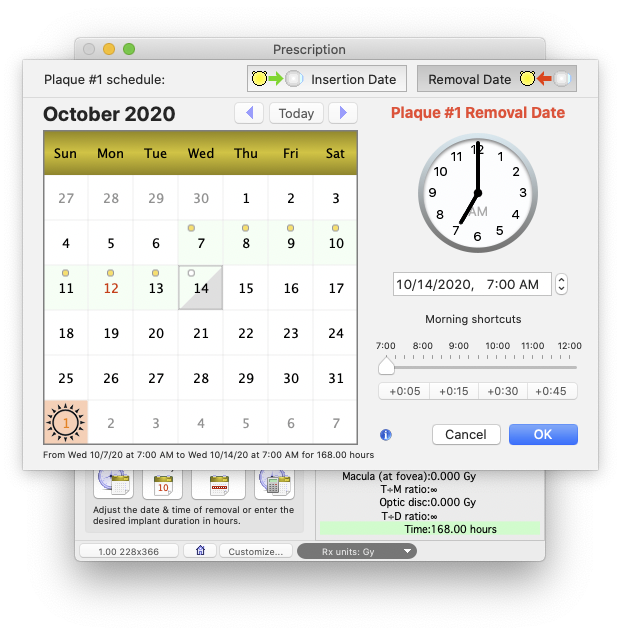 daily calendar with 5 minute increments for mac